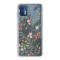 Sweet little flowers: Motorola Moto G9 Plus Transparant Hoesje