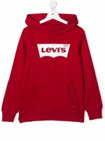 Levi's Kids sweat à logo imprimé - Rouge