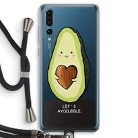 Avocuddle: Huawei P20 Pro Transparant Hoesje met koord