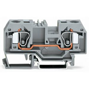 WAGO 284-992 Doorgangsklem 10 mm Spanveer Toewijzing: L Grijs 25 stuk(s)