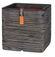 Capi Pot Vierkant Rib NL 40x40 cm - Antraciet