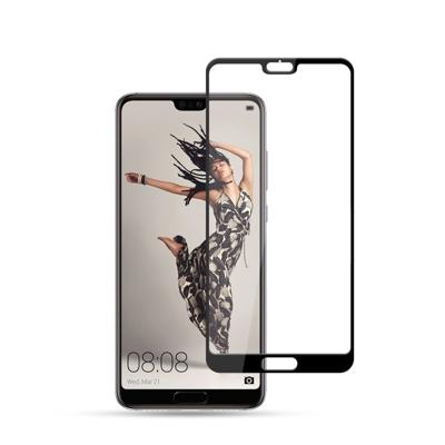 mocolo 0.33 mm 9u 2.5 D volledige lijm gehard glas film voor Huawei P20 (zwart)