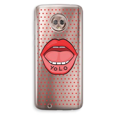 Yolo Denise: Motorola Moto G6 Transparant Hoesje