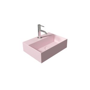 Salenzi Spy Fontein met clickwaste 40x30 cm mat roze