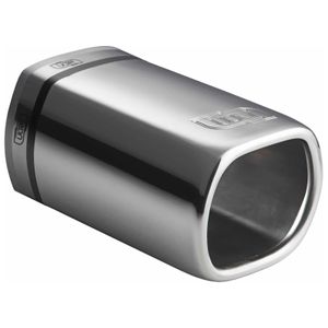 Ulter Sport Uitlaatsierstuk - Rechthoek 80x65mm - Lengte 120mm - Montage 40-55mm - RVS USNX121