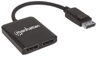 Manhattan 207768 DisplayPort-splitter 2 poorten 3810 x 2160 Pixel - thumbnail
