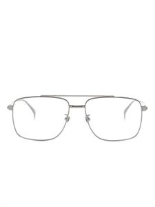 Dunhill lunettes de vue à monture pilote - Argent