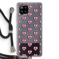 GIRL POWER: Samsung Galaxy A42 5G Transparant Hoesje met koord