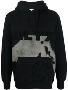 1017 ALYX 9SM hoodie à logo brodé - Noir