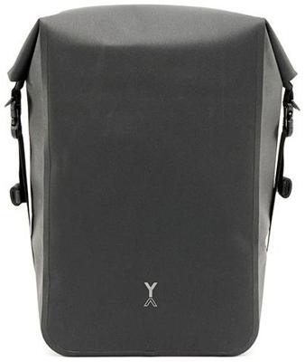 NYA-EVO FJORD BIKE 28 Graphite Black 28L waterproof bicycle roll top pannier (2-pack)