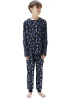 Name it jongens pyjama - Space - Kinder nachtkleding katoen
