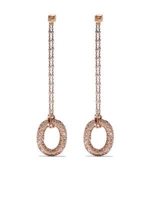 Carolina Bucci boucles d'oreilles pendantes en or rose 18ct