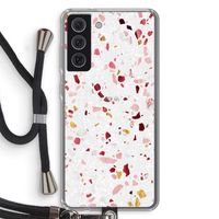 Terrazzo N°9: Samsung Galaxy S21 FE Transparant Hoesje met koord