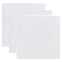Benson Schildersdoek - 3x - 50 x 50 cm - blanco canvas - katoen - 280 grams