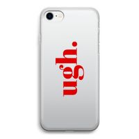 Ugh: iPhone SE 2020 Transparant Hoesje
