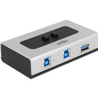 Delock 87667 Switch USB 3.0 2 poort handmatig bidirectioneel - thumbnail