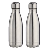 2x stuks RVS thermosflessen/isoleerflessen 350 ml - thumbnail