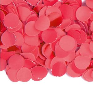 3x zakjes van 100 gram party confetti kleur fuchsia roze