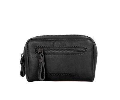 Spikes en Sparrow Sleuteletui / Wallet Portemonnee RFID Irwin Zwart