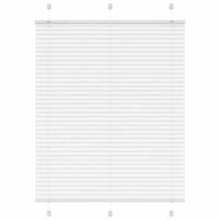 VidaXL Plissé rolgordijn 110x150 cm stofbreedte 109,4cm polyester wit