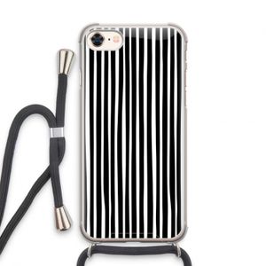 Stripes: iPhone 8 Transparant Hoesje met koord
