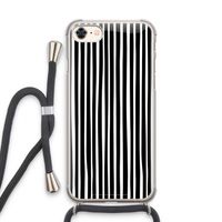Stripes: iPhone 8 Transparant Hoesje met koord