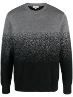 Canali pull en laine mélangée à motif intarsia - Noir