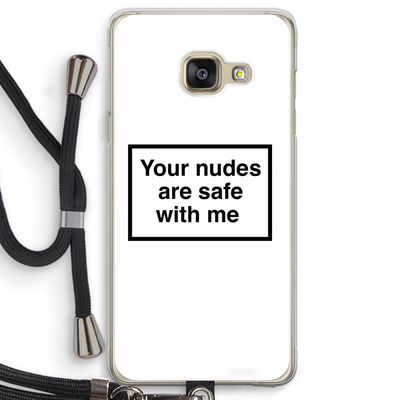 Safe with me: Samsung Galaxy A3 (2016) Transparant Hoesje met koord
