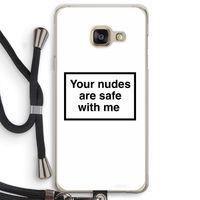 Safe with me: Samsung Galaxy A3 (2016) Transparant Hoesje met koord
