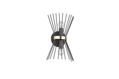Trio Design wandlampRod zwart - R21532080