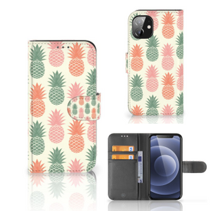 Apple iPhone 12 Mini Book Cover Ananas