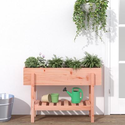Plantenbak verhoogd 101x30x69 cm massief douglashout