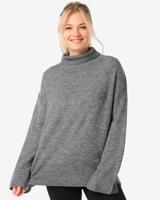 HEMA Dames Coltrui Frankie Gebreid Lichtgrijs (lichtgrijs)