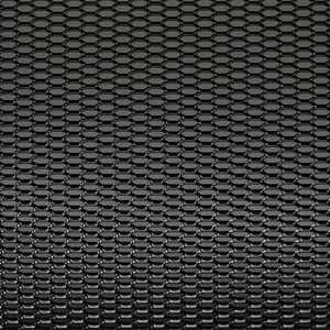 Racegaas aluminium zwart - honingraat 12x6mm - 125x25cm TG1256Z