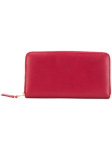 Comme Des Garçons Wallet portefeuille zippé - Rouge