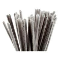Creativ Company Chenille grijs 30cm, 50st. Creativ Company Chenille grijs 30cm, 50st.