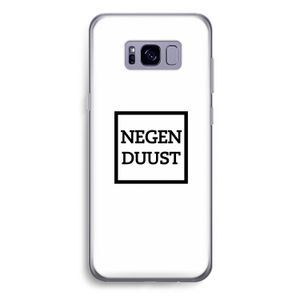 Negenduust vierkant: Samsung Galaxy S8 Plus Transparant Hoesje