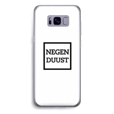 Negenduust vierkant: Samsung Galaxy S8 Plus Transparant Hoesje