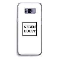 Negenduust vierkant: Samsung Galaxy S8 Plus Transparant Hoesje
