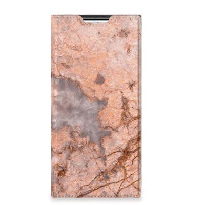 Samsung Galaxy S22 Ultra | Standcase | Marmer Oranje
