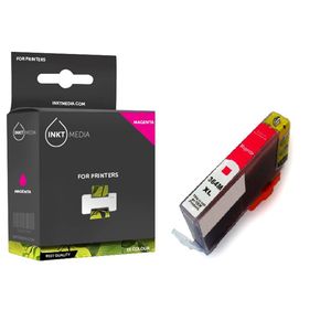 Inktmedia® - Inktcartridge - Geschikt HP 364XL CB324EE inktcartridge magenta hoge capaciteit - Cartridge met Inkt