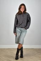 JOHNY blouse Maddox check 1 blu red wht