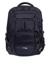 Donau Travel rugzak Amsterdam, 35 l, 17 inch, zwart