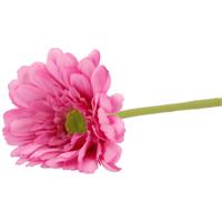 Kunstbloem Gerbera - 72 cm - fuchsia roze - Real Touch - kunst zijdebloemen