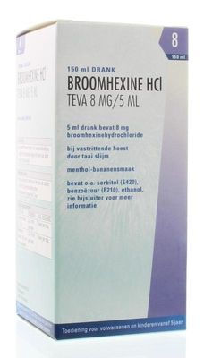 Broomhexine HCL 8mg / 5ml