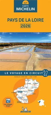Wegenkaart - landkaart 517 Pays de la Loire 2026 | Michelin
