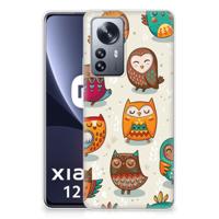 Xiaomi 12 Pro | TPU Hoesje | Vrolijke Uilen