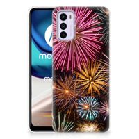 Motorola Moto G42 Silicone Back Cover Vuurwerk - thumbnail