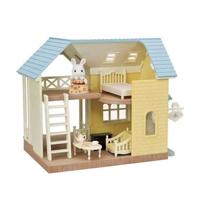 Het huisje met de blauwe dakkofferset - SYLVANIAN FAMILIES - 5671 - Voor kinderen vanaf 5 jaar - Meubilair inbegrepen