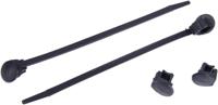 Hesling Clipstrips holding clip f.coat guard black - thumbnail